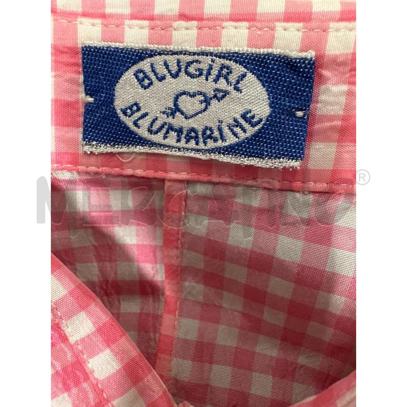 CANOTTA DONNA BLUGIRL QUADRETTI ROSA BIANCO | Mercatino dell'Usato Molfetta 4