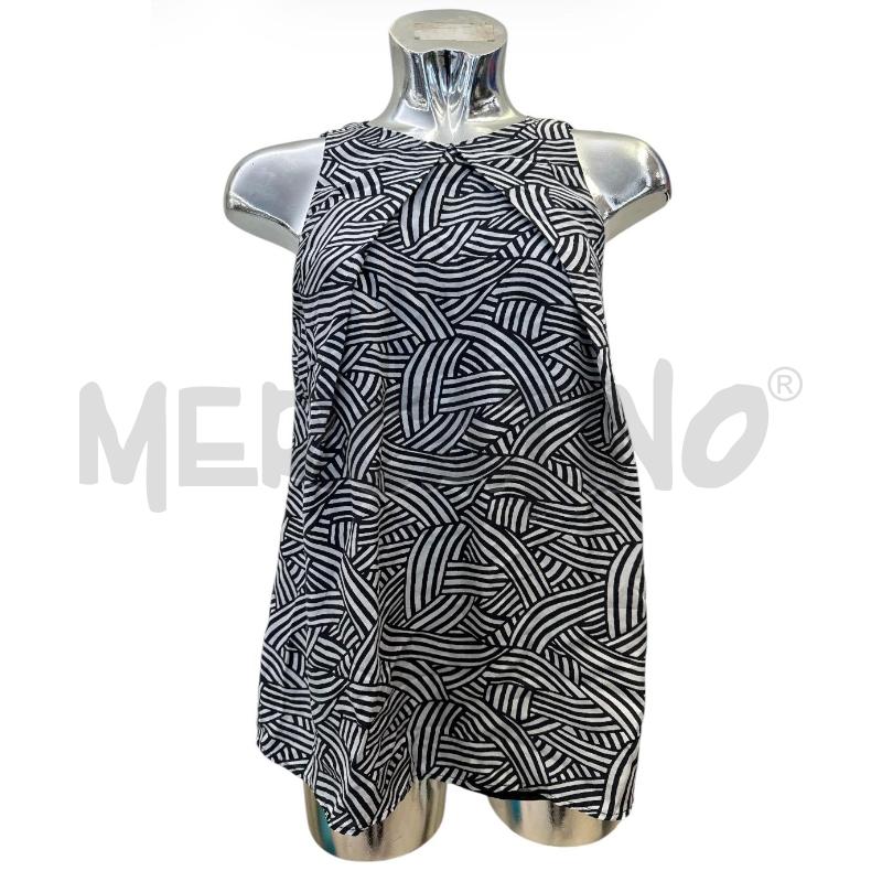 CANOTTA DONNA GOLD CASE BIANCO NERO | Mercatino dell'Usato Molfetta 1
