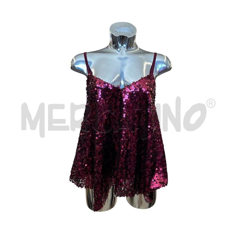 CANOTTA DONNA KAOS PALLETTE BORDEAUX | Mercatino dell'Usato Molfetta 1