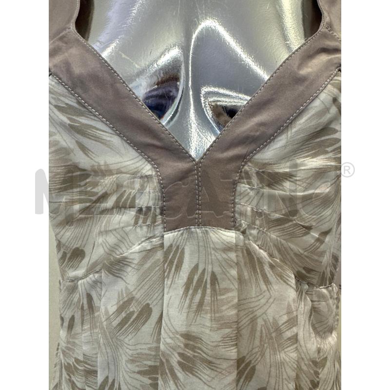 CANOTTA DONNA LOOPS BIANCO BEIGE SETA | Mercatino dell'Usato Molfetta 2