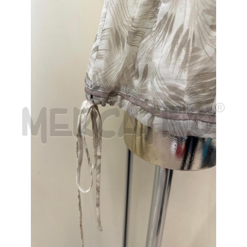 CANOTTA DONNA LOOPS BIANCO BEIGE SETA | Mercatino dell'Usato Molfetta 3