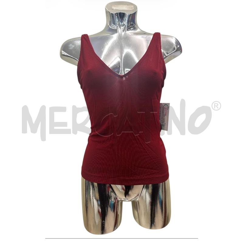 CANOTTA DONNA MAX MARA BORDEAUX SCOLLO SCHIENA | Mercatino dell'Usato Molfetta 1