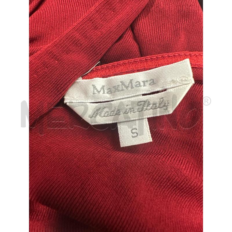 CANOTTA DONNA MAX MARA BORDEAUX SCOLLO SCHIENA | Mercatino dell'Usato Molfetta 4