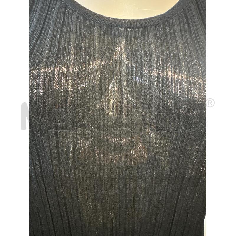 CANOTTA DONNA MAX MARA NERO LAVORATO | Mercatino dell'Usato Molfetta 2