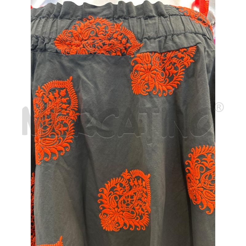 CANOTTA DONNA MEME ROAD GRIGIO FANTASIA ARANCIO FLUO | Mercatino dell'Usato Molfetta 2