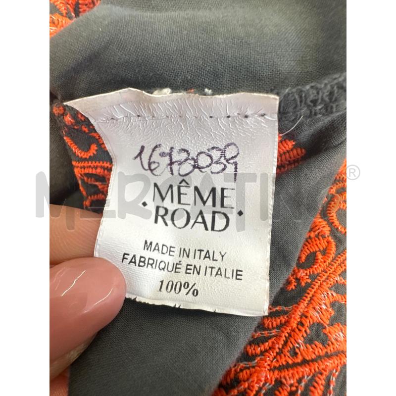 CANOTTA DONNA MEME ROAD GRIGIO FANTASIA ARANCIO FLUO | Mercatino dell'Usato Molfetta 4
