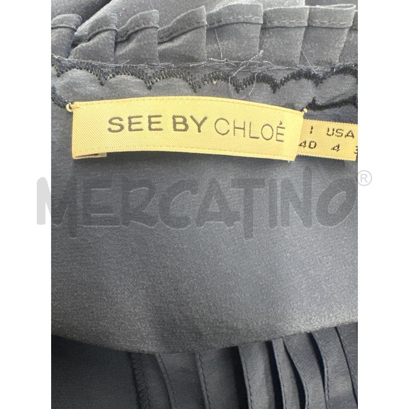 CANOTTA DONNA SEE BY CHLOE CELESTONE PLISSE FASCIA CENTRALE | Mercatino dell'Usato Molfetta 4