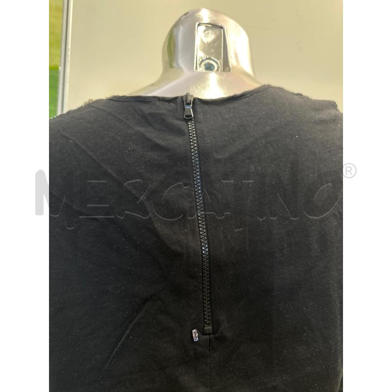 CANOTTA DONNA SPORTMAX CODE BIANCO NERO PROFILO STRASS COLORATI | Mercatino dell'Usato Molfetta 3