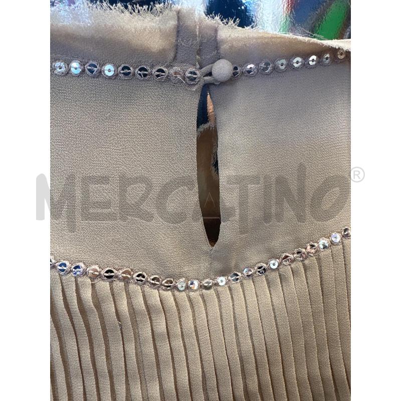 CANOTTA DONNA TWINSET BEIGE FIORI RICAMO  | Mercatino dell'Usato Molfetta 3