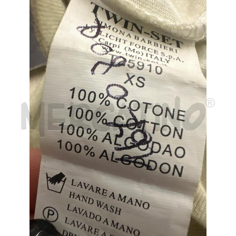 CANOTTA DONNA TWIN SET VERDE SFUMATOPROFILO CORALLI | Mercatino dell'Usato Molfetta 5