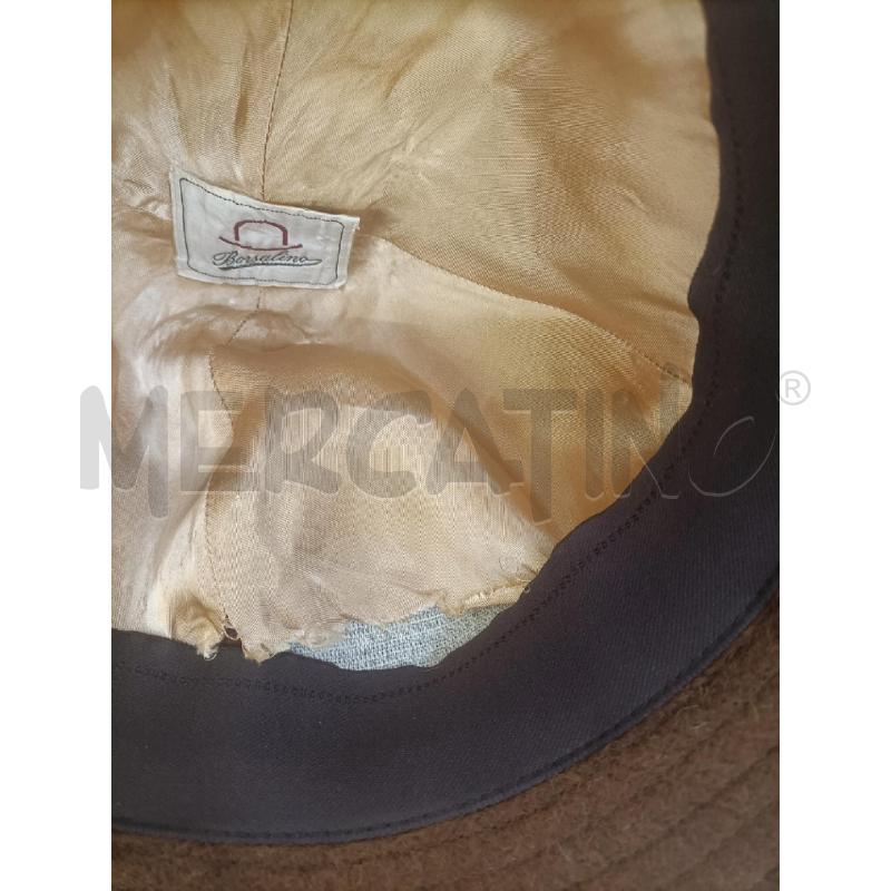 CAPPELLO DONNA BORSALINO MARRONE | Mercatino dell'Usato Molfetta 4