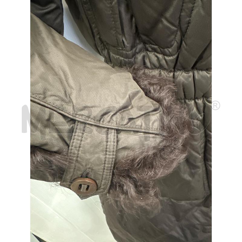 CAPPOTTO DONNA MONCLER MARRONE PROFILO PELLICCIA | Mercatino dell'Usato Molfetta 3