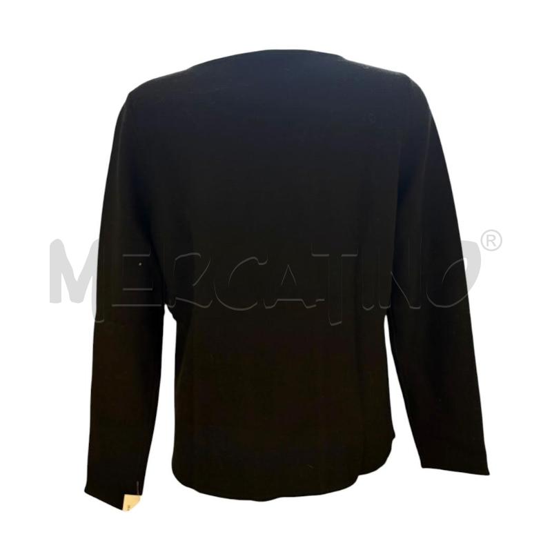 CARDIGAN DONNA M.GRIFONI DOPPIOPETTO 100% LANA NERO | Mercatino dell'Usato Molfetta 2