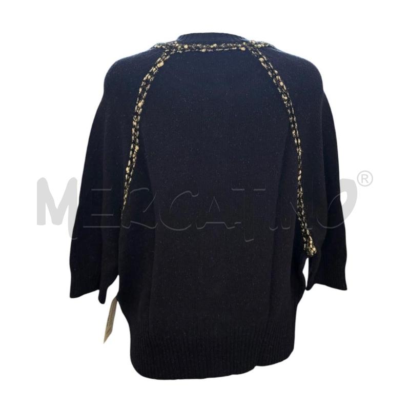 CARDIGAN DONNA SEE BY CHLOE BLU PROFILO BIANCO NERO | Mercatino dell'Usato Molfetta 2
