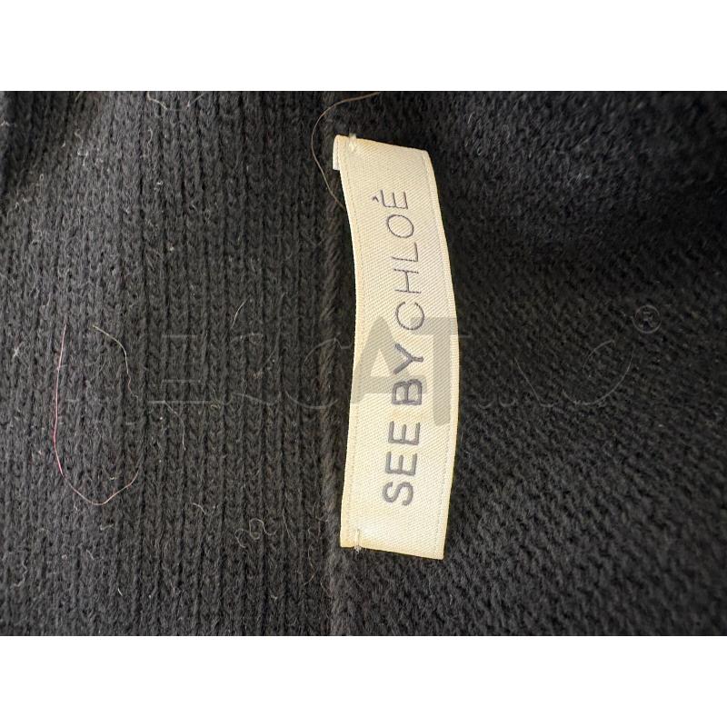CARDIGAN DONNA SEE BY CHLOE NERO CROP | Mercatino dell'Usato Molfetta 3