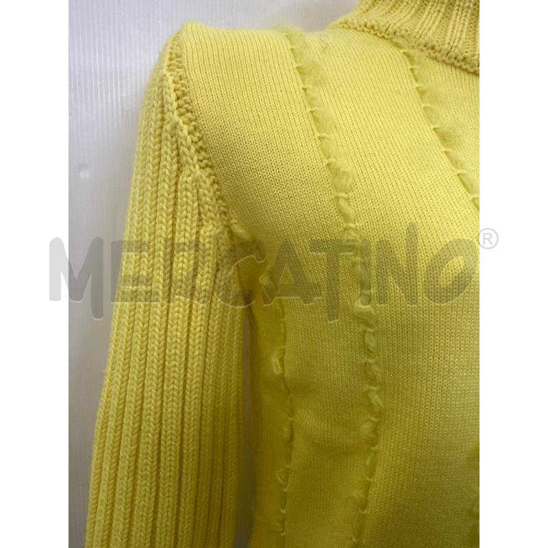 CARDIGAN DONNA VERSACE JEANS COTURE GIALLO CROP | Mercatino dell'Usato Molfetta 3