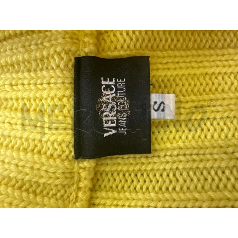 CARDIGAN DONNA VERSACE JEANS COTURE GIALLO CROP | Mercatino dell'Usato Molfetta 4