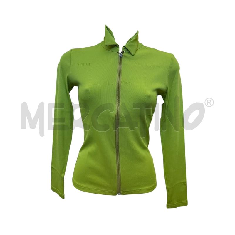 CARDIGAN DONNA VERSACE JEANS COTURE VERDE MELA | Mercatino dell'Usato Molfetta 1