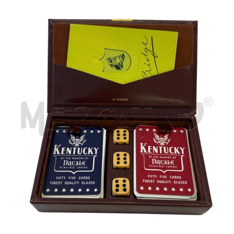 CARTE LE TANNEUR BRIDGE KENTUCKY SCATOLA CUOIO | Mercatino dell'Usato Molfetta 1