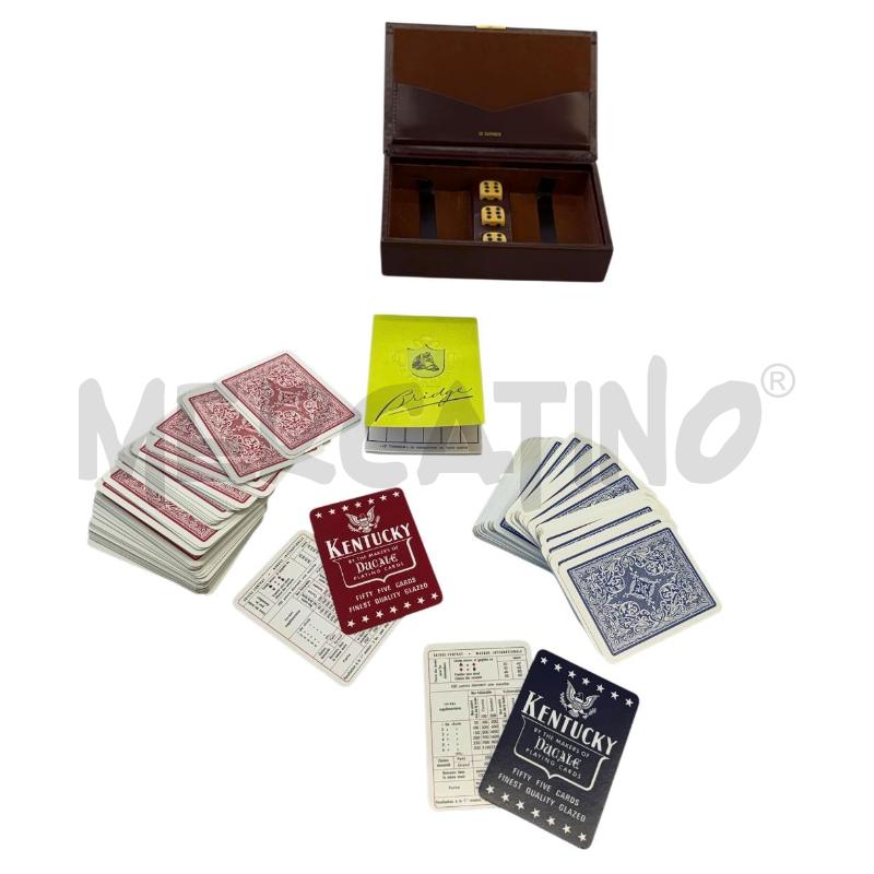 CARTE LE TANNEUR BRIDGE KENTUCKY SCATOLA CUOIO | Mercatino dell'Usato Molfetta 2