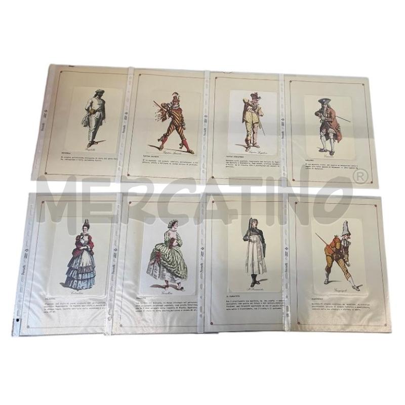 CARTOLINE LE MASCHERE DELLA COMMEDIA DELL' ARTE 42 PZ | Mercatino dell'Usato Molfetta 5