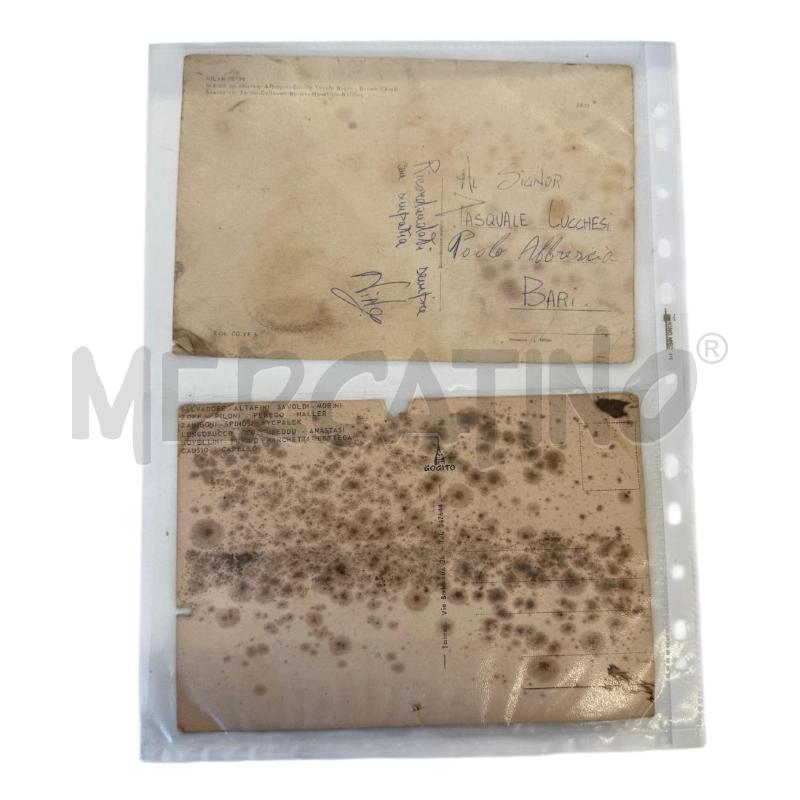 CARTOLINE PZ. 2 JUVE MILAN ANNI 70 | Mercatino dell'Usato Molfetta 2