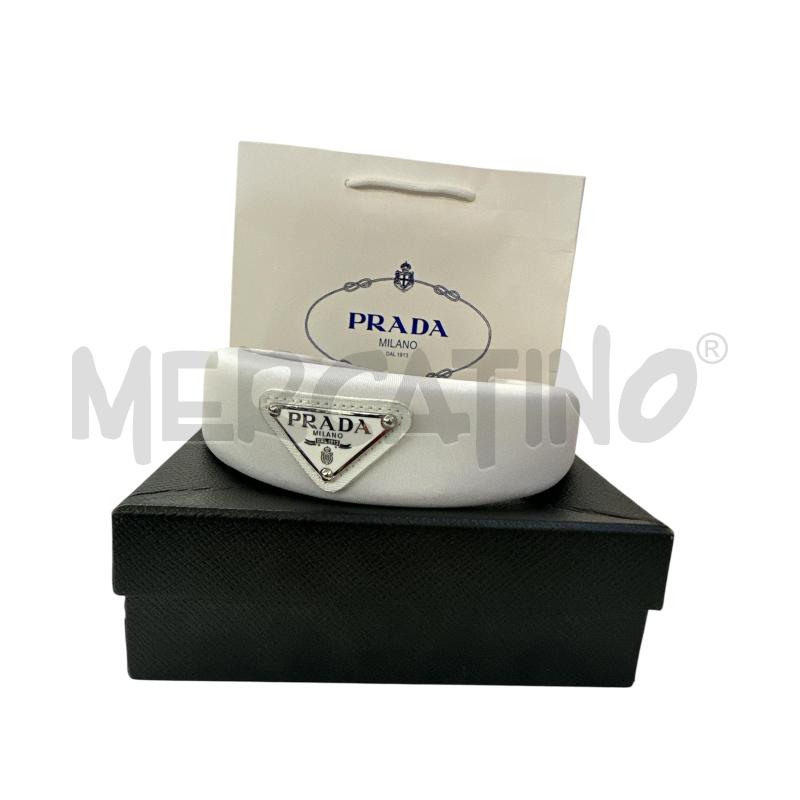 CERCHIETTO PRADA BIANCO | Mercatino dell'Usato Molfetta 1