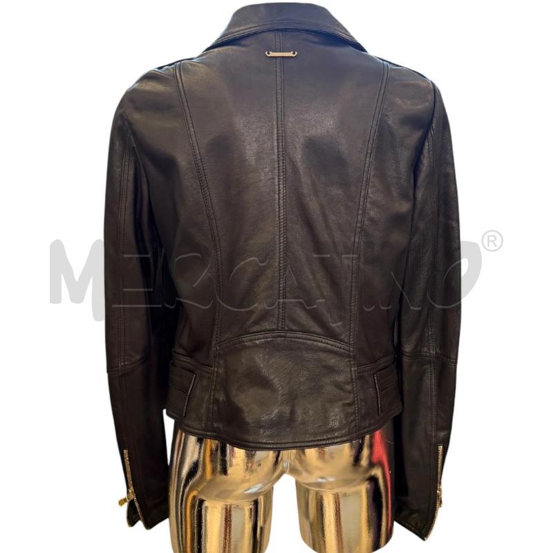 CHIODO ABBIGLIAMENTO TWINSET PELLE NERO | Mercatino dell'Usato Molfetta 2