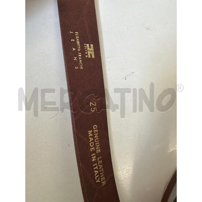 CINTURA DONNA ELISABETTA FRANCHIMARRONE CUOIO | Mercatino dell'Usato Molfetta 1