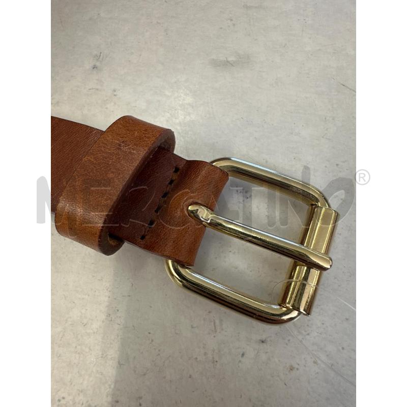 CINTURA DONNA ELISABETTA FRANCHI BEIGE CUOIO FIBBIA DORATO | Mercatino dell'Usato Molfetta 5
