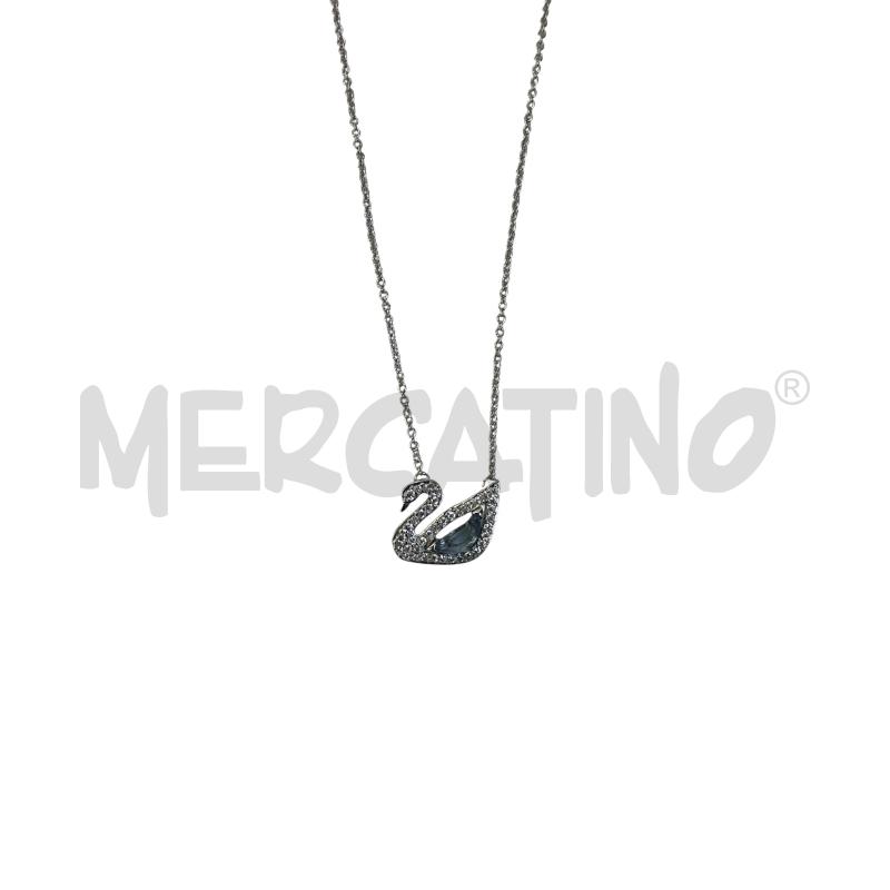 COLLANA SWAROVSKI CIGNO DANZANTE BLU | Mercatino dell'Usato Molfetta 1