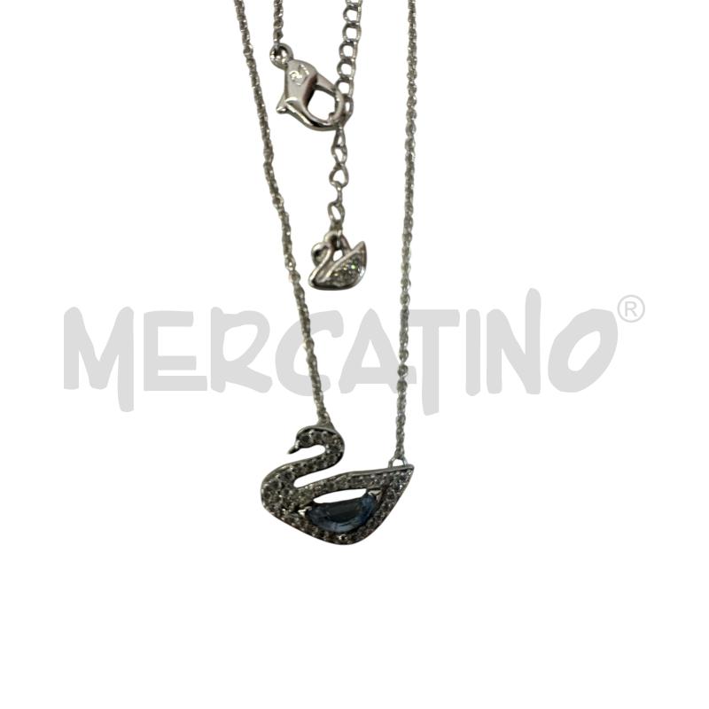 COLLANA SWAROVSKI CIGNO DANZANTE BLU | Mercatino dell'Usato Molfetta 3