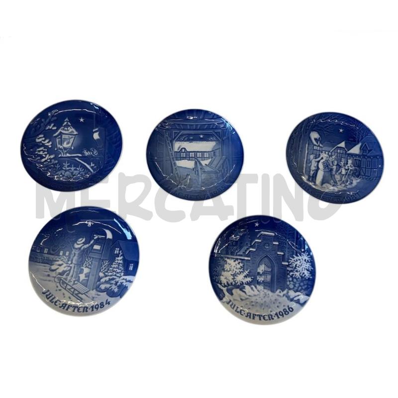 COLLEZIONE PIATTI 5PZ NATALIZI COPENHAGEN | Mercatino dell'Usato Molfetta 1