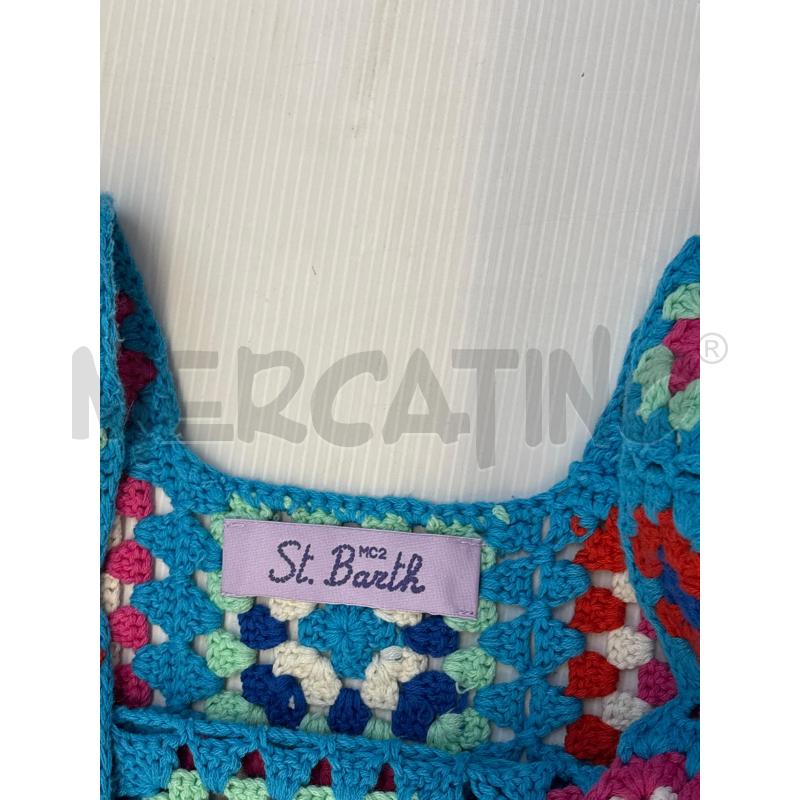 COMPLETO BAMBINA SAINT BARTH CELESTE LAVORATO | Mercatino dell'Usato Molfetta 4