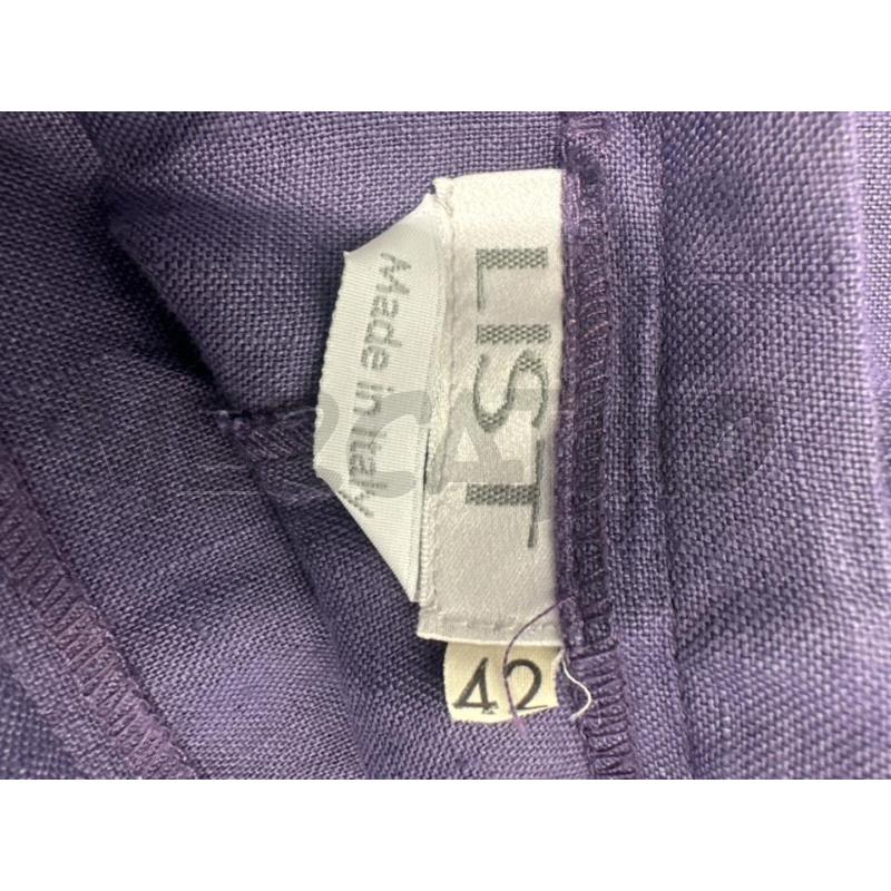 COMPLETO DONNA LIST LINO VIOLA PANTALONE E TOP FRANGIA | Mercatino dell'Usato Molfetta 4