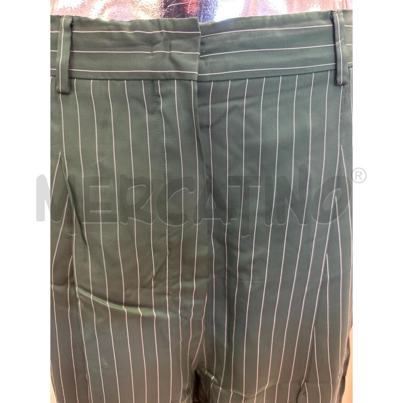 COMPLETO DONNA SPORTMAX CANOTTA FIORI BEIGE VERDE PANTALONE GESSATO VERDE | Mercatino dell'Usato Molfetta 4