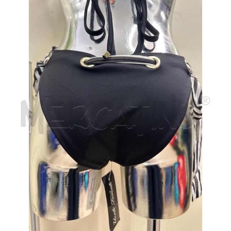 COSTUME DONNA BIKINI CELYN B NERO NASTRI BIANCO NERO | Mercatino dell'Usato Molfetta 3