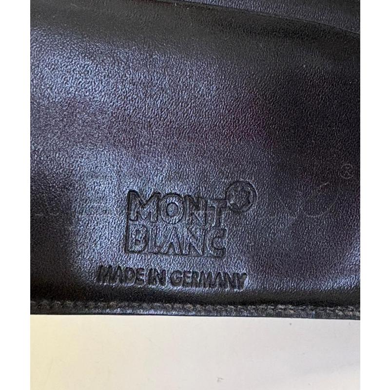 FERMA SOLDI MONT BLANC PELLE NERO | Mercatino dell'Usato Molfetta 4