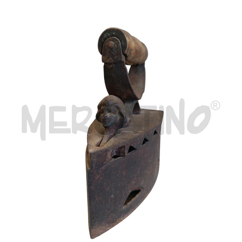 FERRO DA STIRO D'EPOCA MANCIO LEGNO CHIUSURA TESTA | Mercatino dell'Usato Molfetta 2