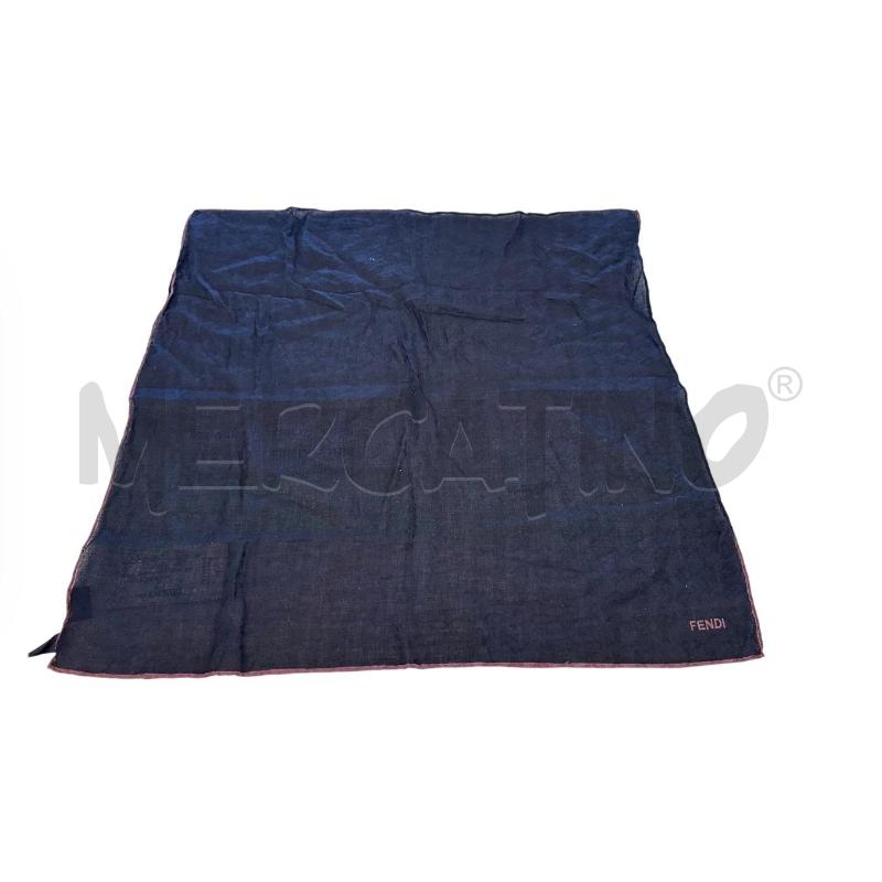 FOULARD FENDI NERO PROFILO BORDEAUX | Mercatino dell'Usato Molfetta 1