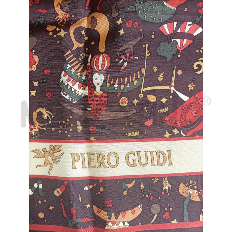 FOULARD MAGIC CYRCUS PIERO GUDI MARRONE  | Mercatino dell'Usato Molfetta 2