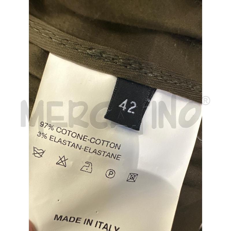 GIACCA DONNA ATOS LOMBARDINI MARRONE CINTURA BEIGE | Mercatino dell'Usato Molfetta 4