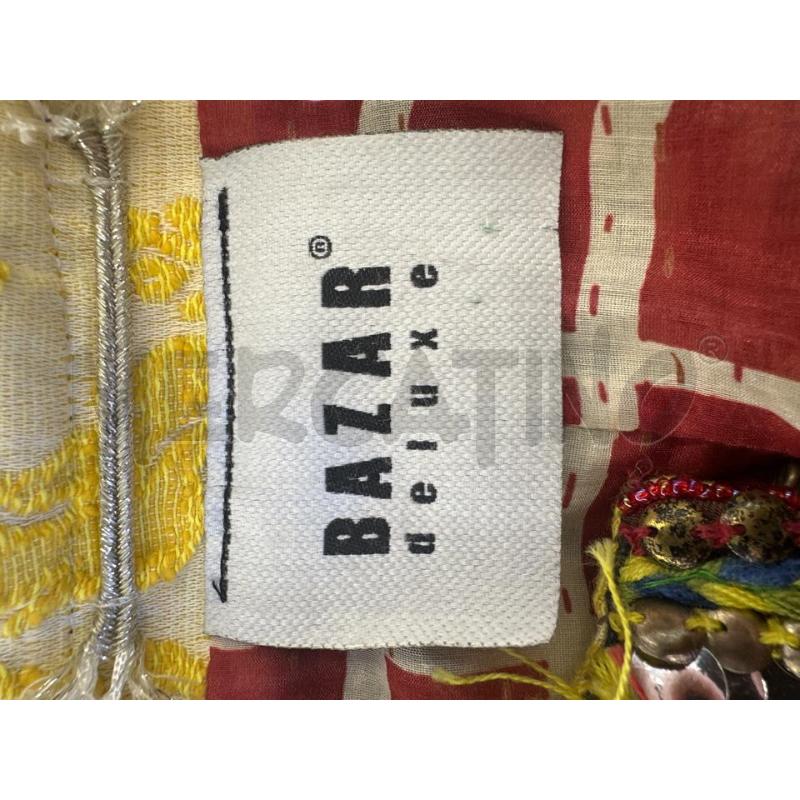 GIACCA DONNA BAZAR DELUXE PELLE PROFILO MOPPINE COLORATE MANICHE NERO GIALLO | Mercatino dell'Usato Molfetta 5