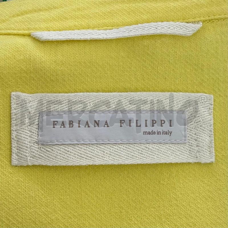 GIACCA DONNA FABIANA FILIPPI GIALLO  | Mercatino dell'Usato Molfetta 3