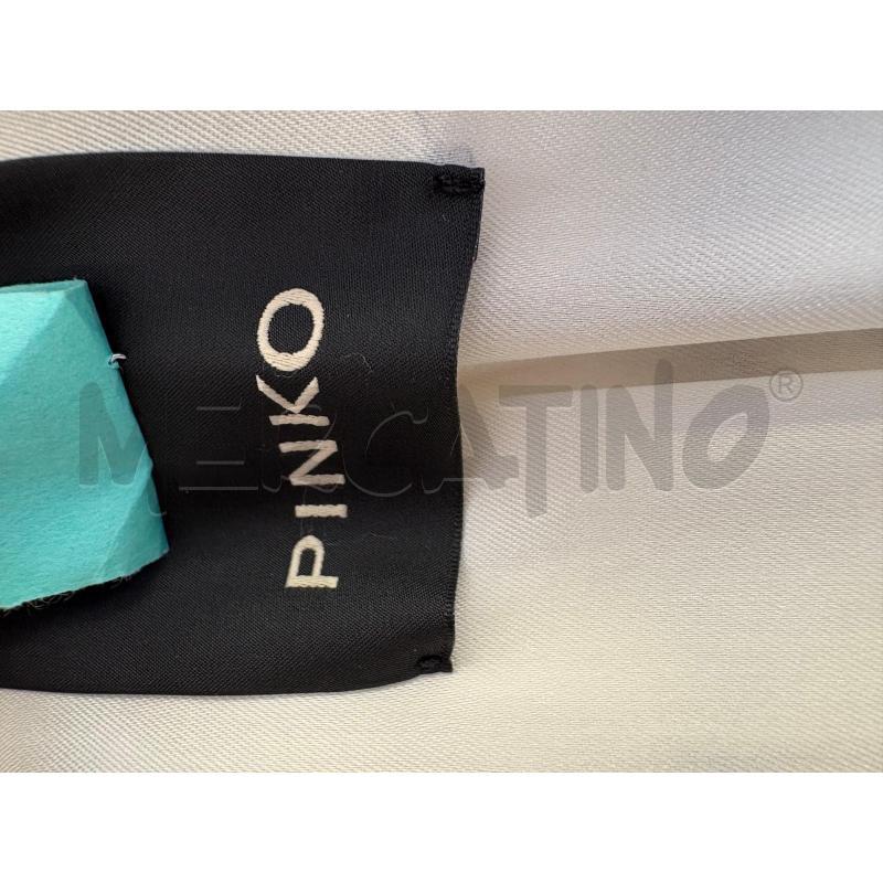 GIACCA DONNA PINKO TWEED QUADRI BIANCO NERO BEIGE DOPPIOPETTO | Mercatino dell'Usato Molfetta 3