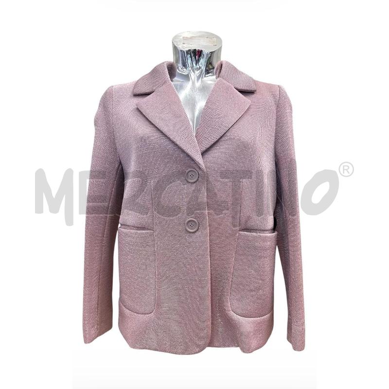 GIACCA DONNA TWINSET ROSA LAMINATO | Mercatino dell'Usato Molfetta 1