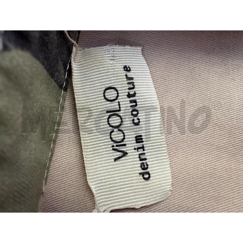 GIACCA DONNA VICOLO FANTASIA MILITARE FIORI ROSA | Mercatino dell'Usato Molfetta 3