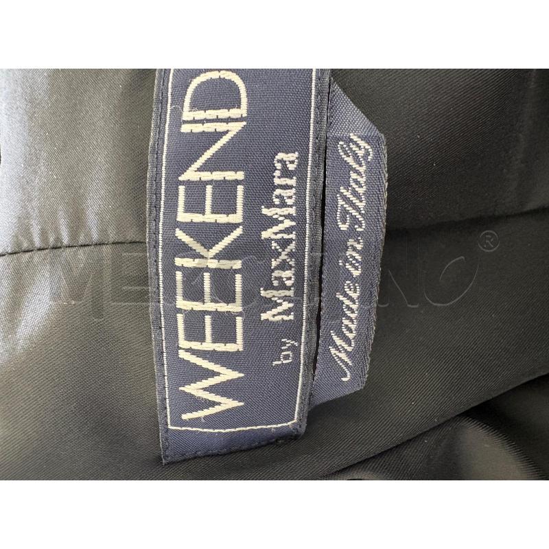 GIACCA DONNA WEEKEND MAX MARA VELLURO NERO | Mercatino dell'Usato Molfetta 3