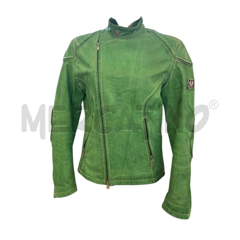 GIACCA PELLE DONNA BELSTAFF VERDE  | Mercatino dell'Usato Molfetta 1