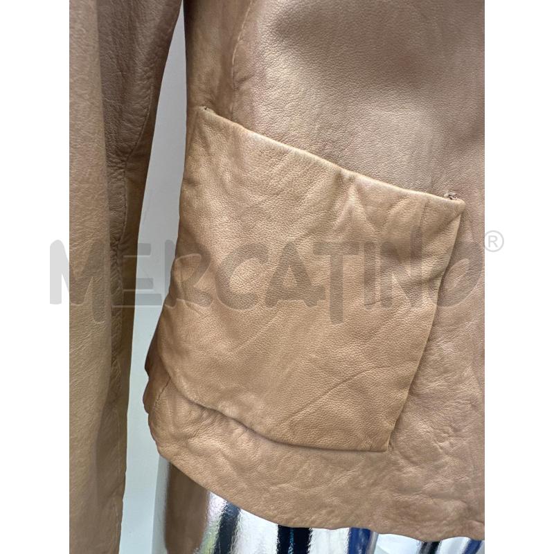 GIACCA PELLE DONNA GOLD CASE BEIGE | Mercatino dell'Usato Molfetta 3